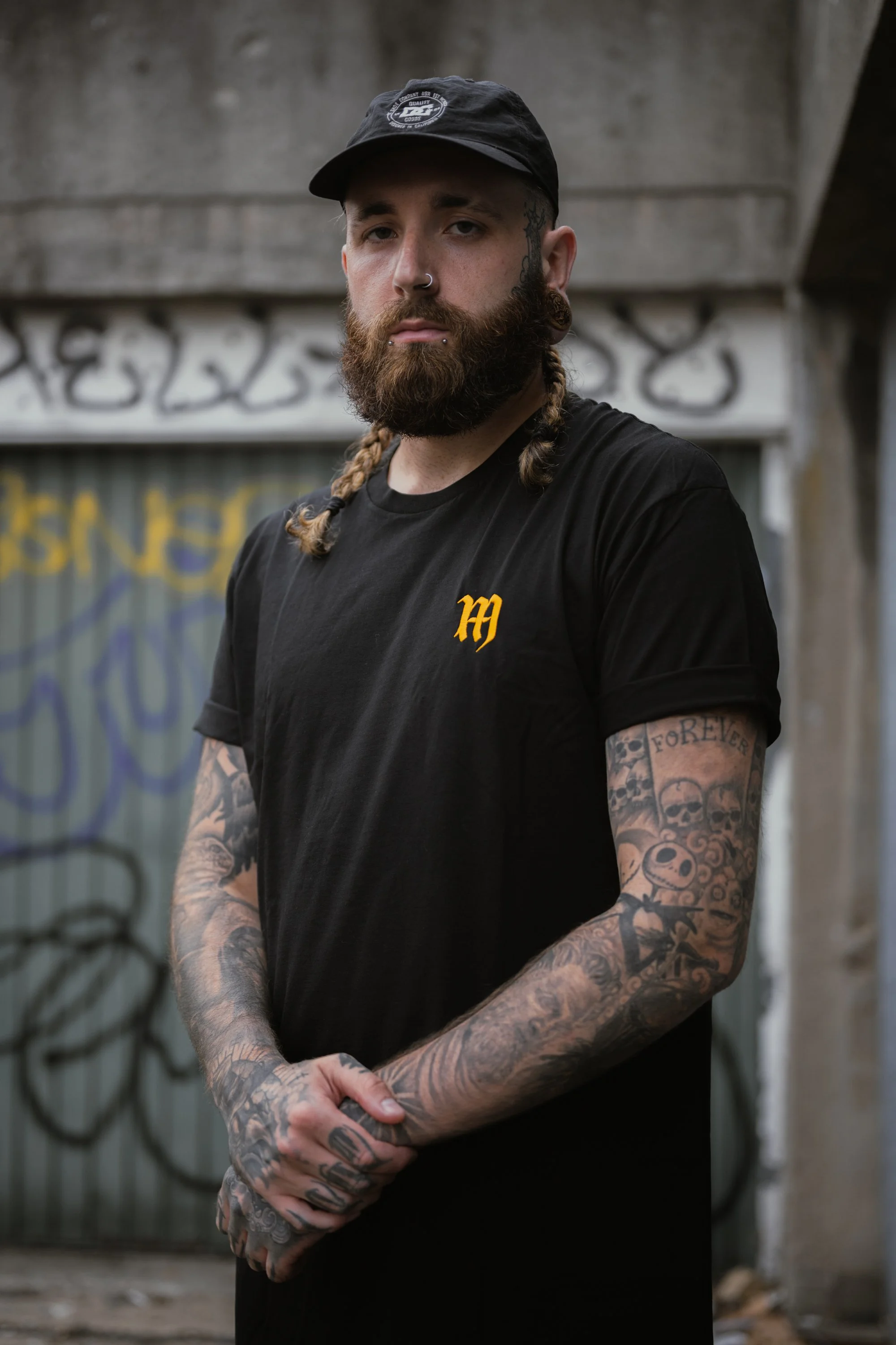 Garment: Crucial Longline - Black / Model: @kieran_xx3 / Photog: @crisgreaves