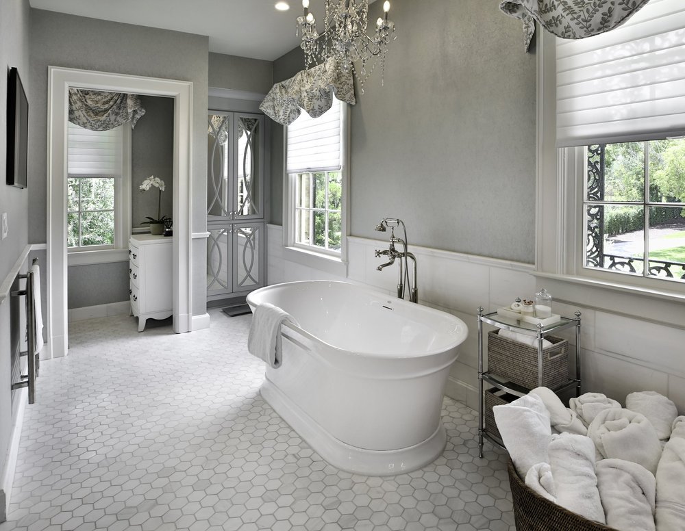 Primary bathroom by JBL Construction