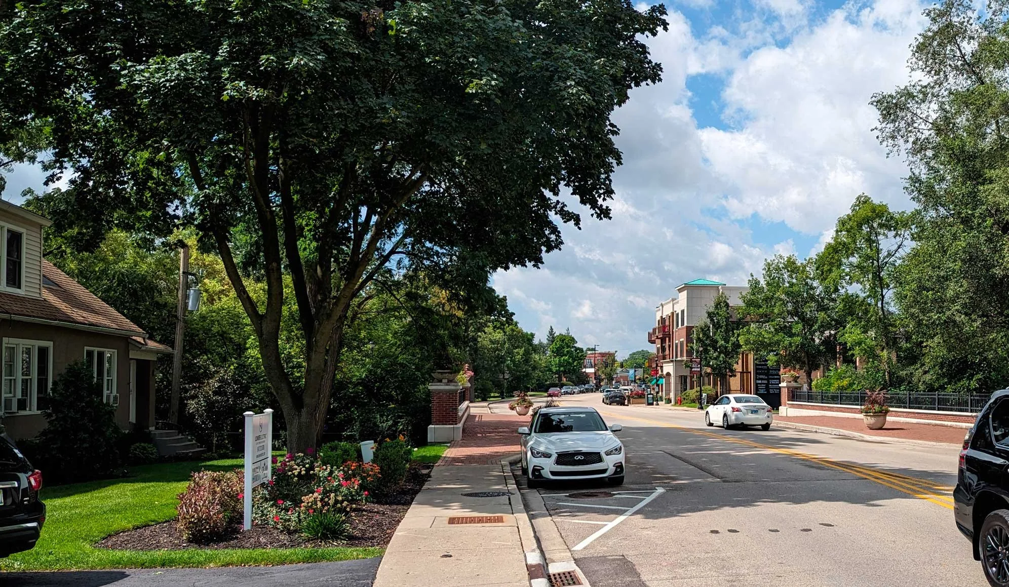 Then &amp; Now: Shermer Road in Northbrook Downtown