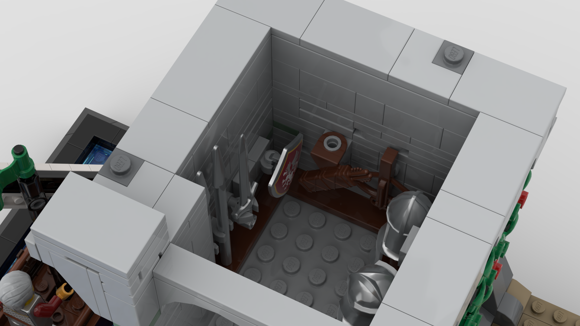 Small armory for the garrison.