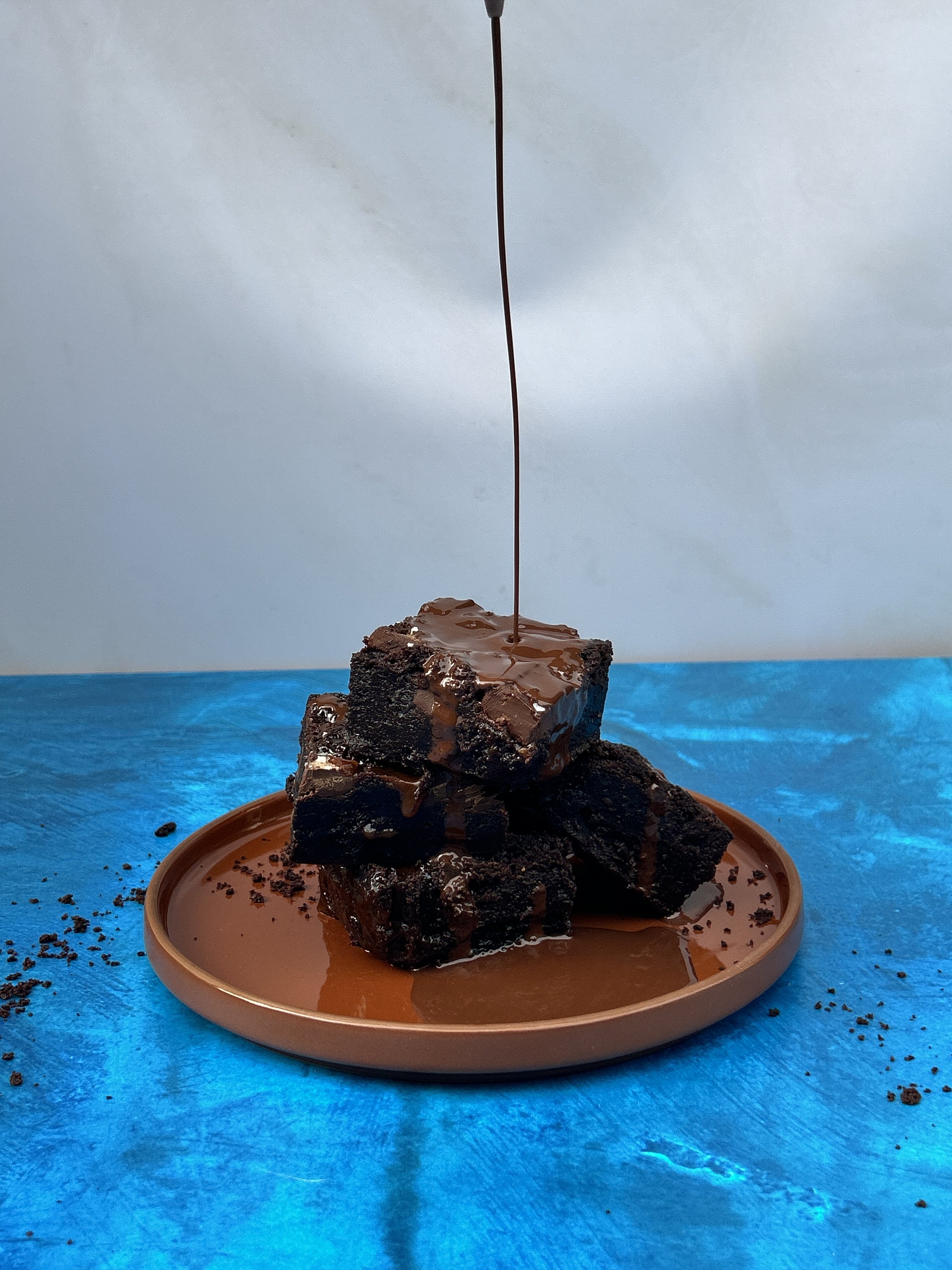 Fudgy Brownie with Salted Caramel
