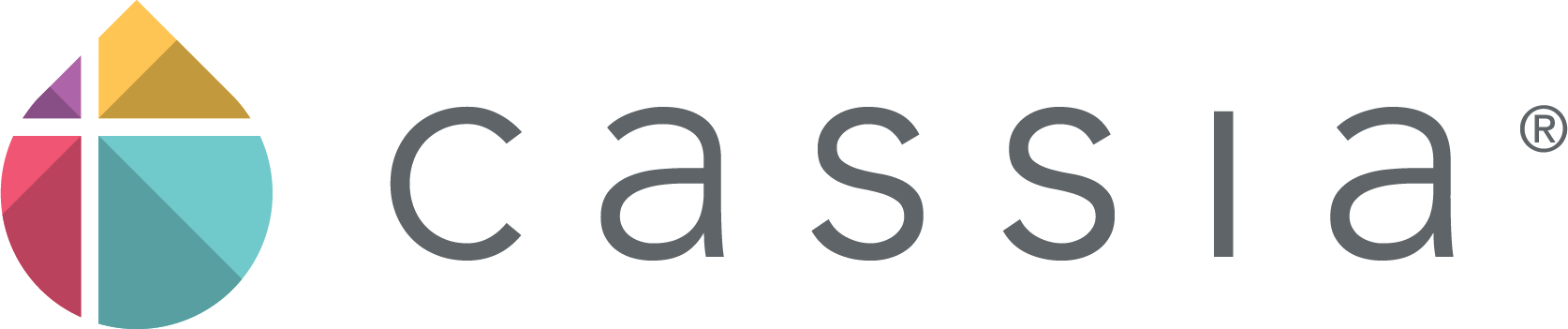 Meridian Healthcare Strategies partner's logo of Cassia with colorful geometric shapes on the left and the word 'cassia' in lowercase black letters.