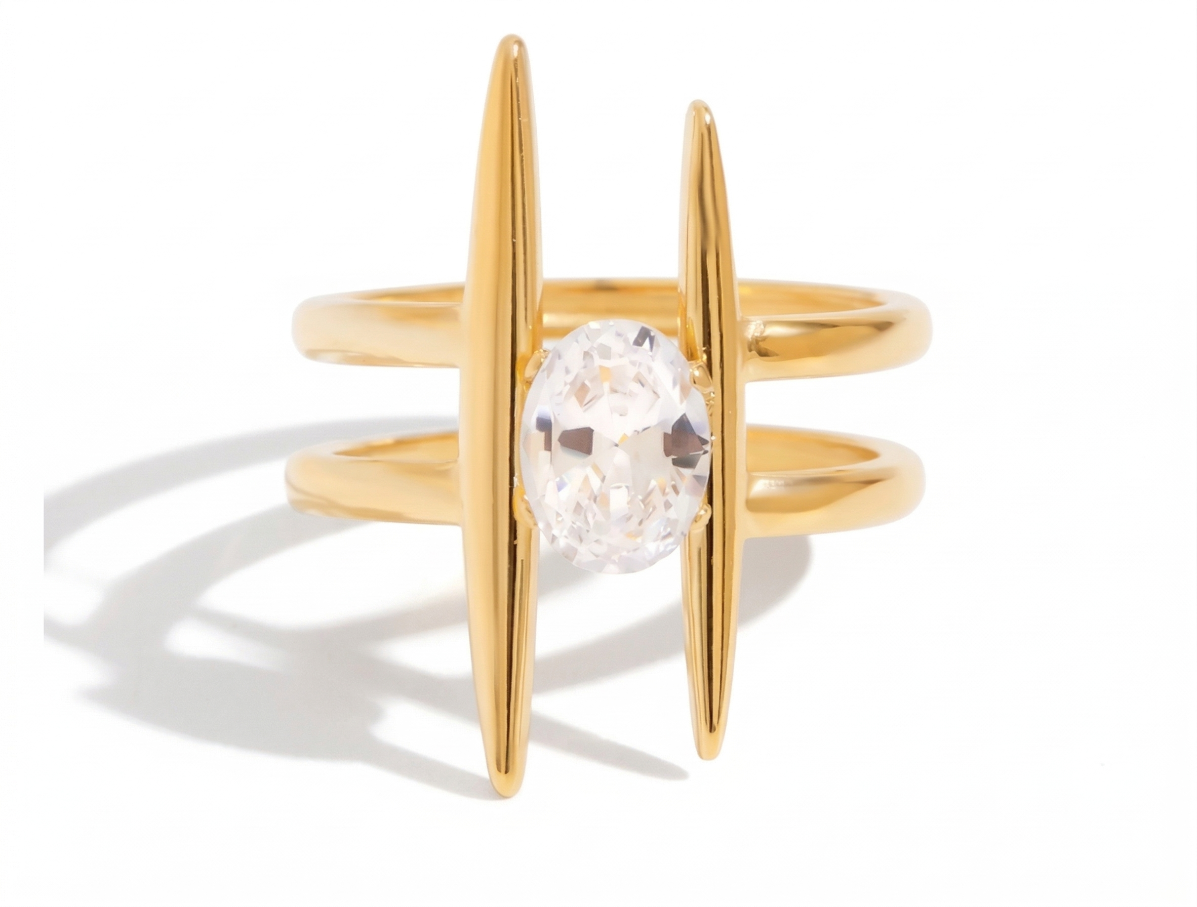 anillos lineas con circonia