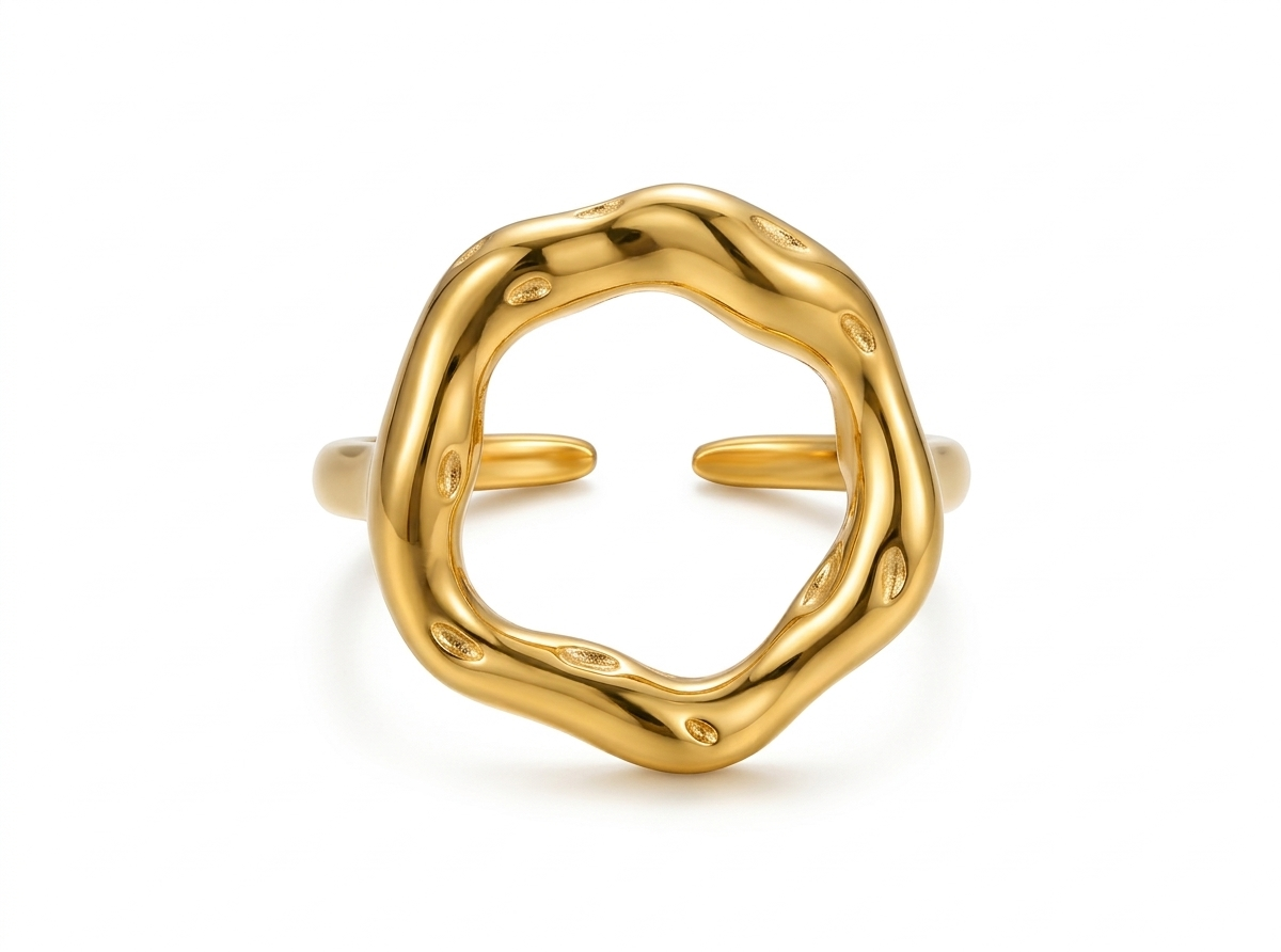 anillo redondo geométrico