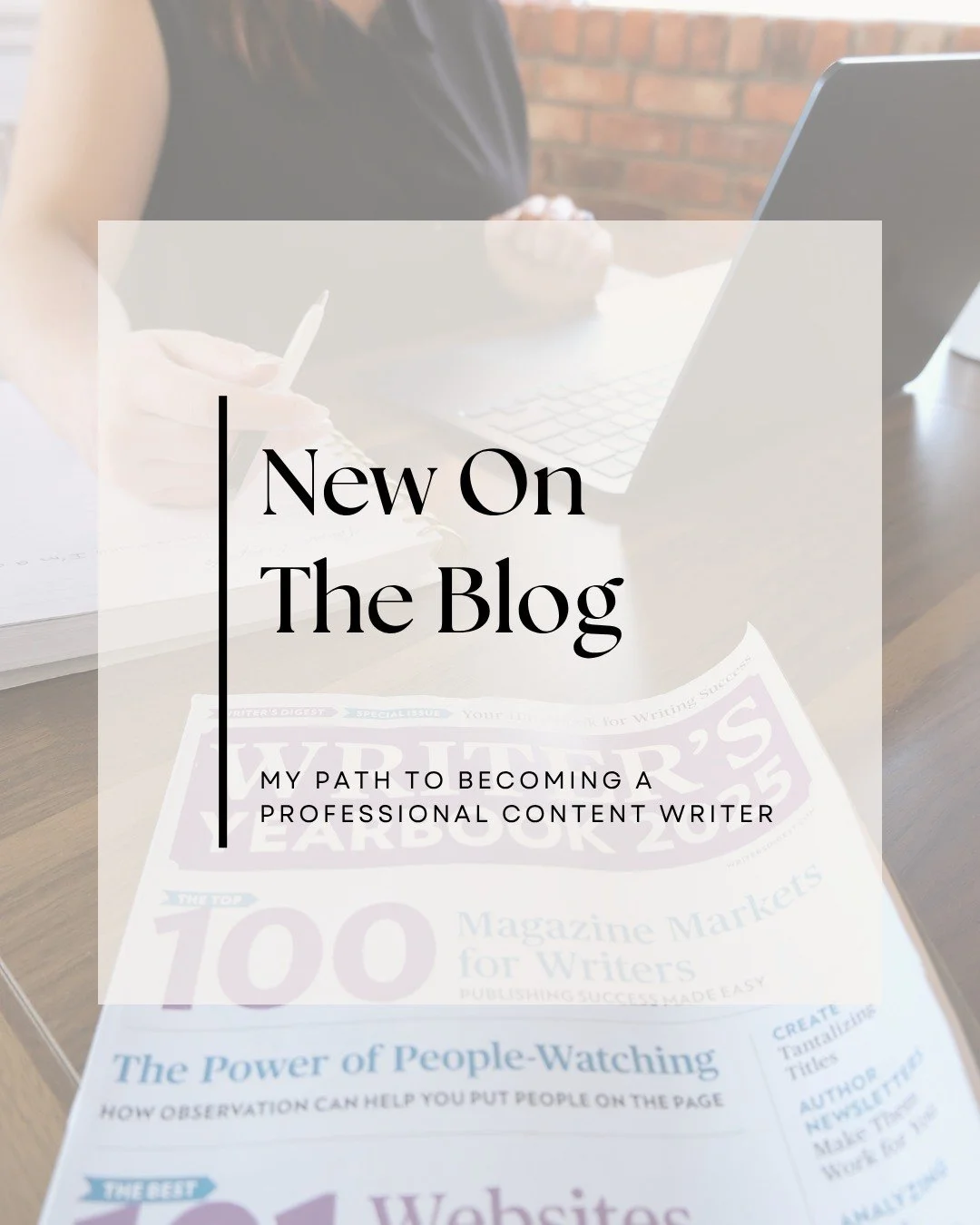 My path to becoming a content writer was anything but conventional. 

I'm telling my full story over on my blog. Link is in my bio to read 💻 

#ontheblog #blogpost #womeninbusiness #entrepreneurship #smallbusinessowner