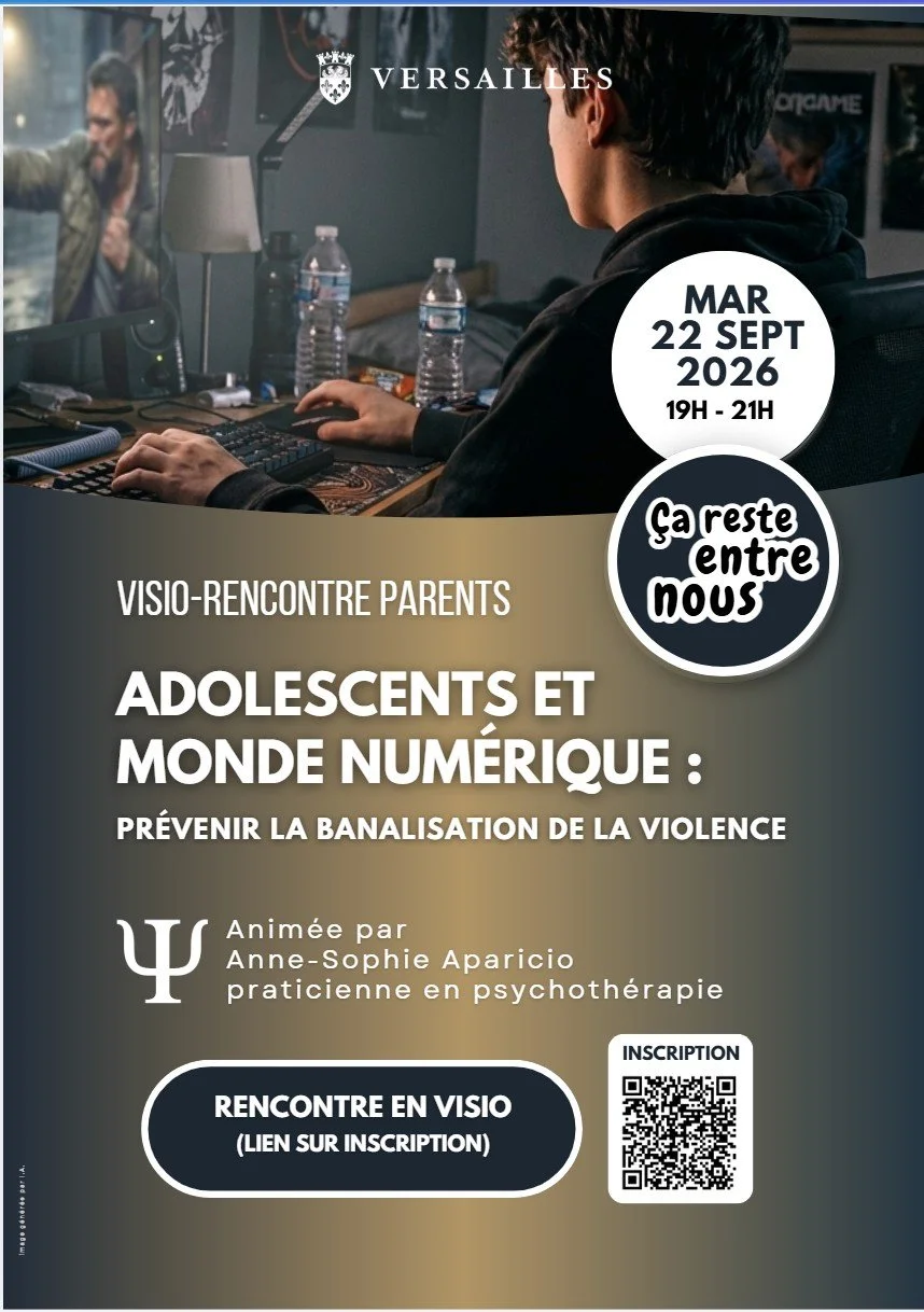 RENCONTRE - (en visio) ADOLESCENTS ET MONDE NUMÉRIQUE : PRÉVENIR LA BANALISATION DE LA VIOLENCE