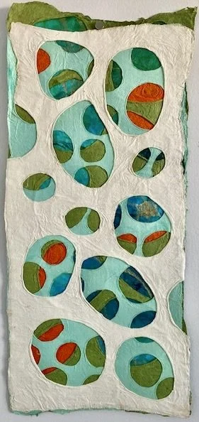 Mod Squad - Mixed Media Collage,                       19.5 x 8.5 inches