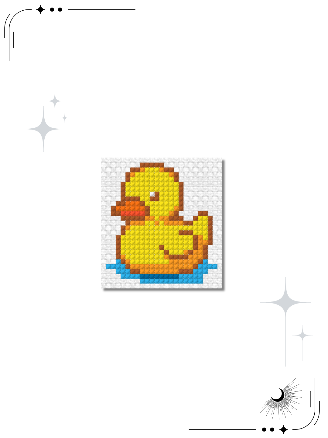 Rubber Ducky Cross Stitch Pattern