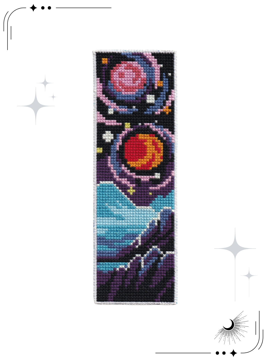Beyond the Horizon Cross Stitch Bookmark