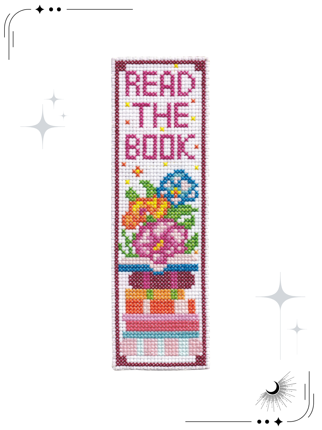 Read the Book Cross Stitch Bookmark