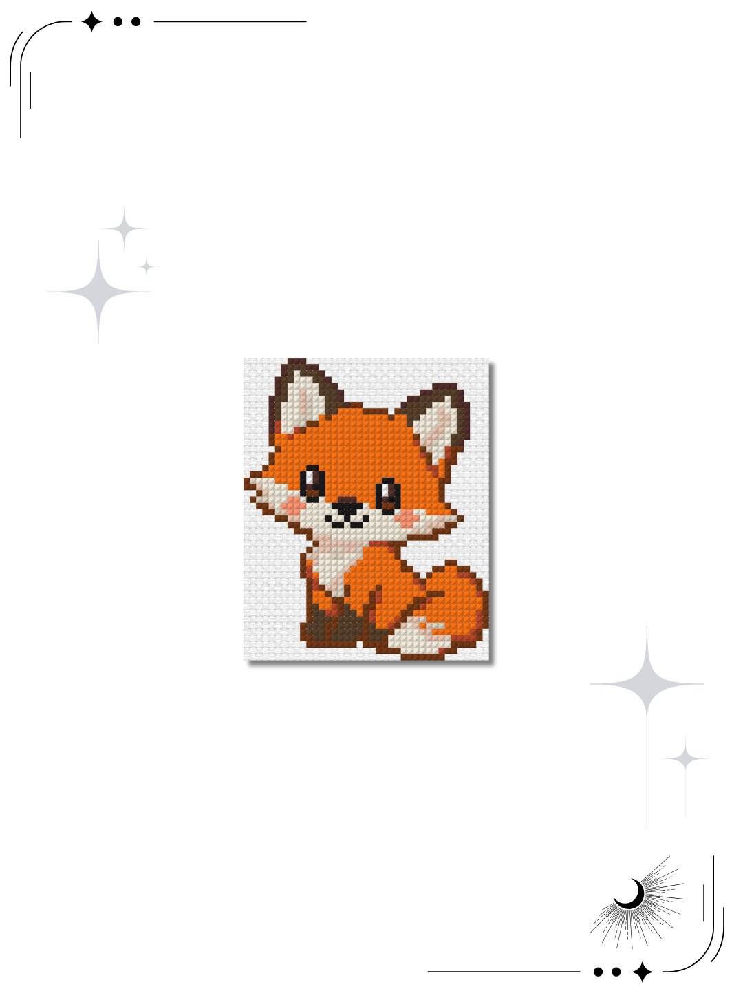 Little Fox Cross Stitch Pattern