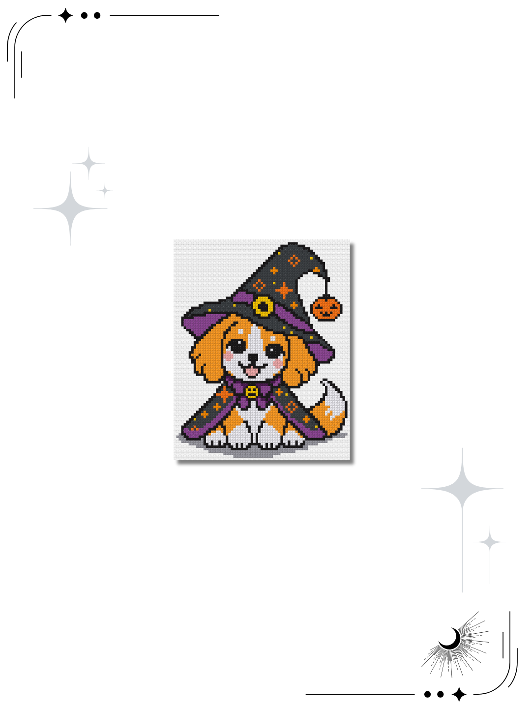 Sit, Stay, Spell Cross Stitch Pattern