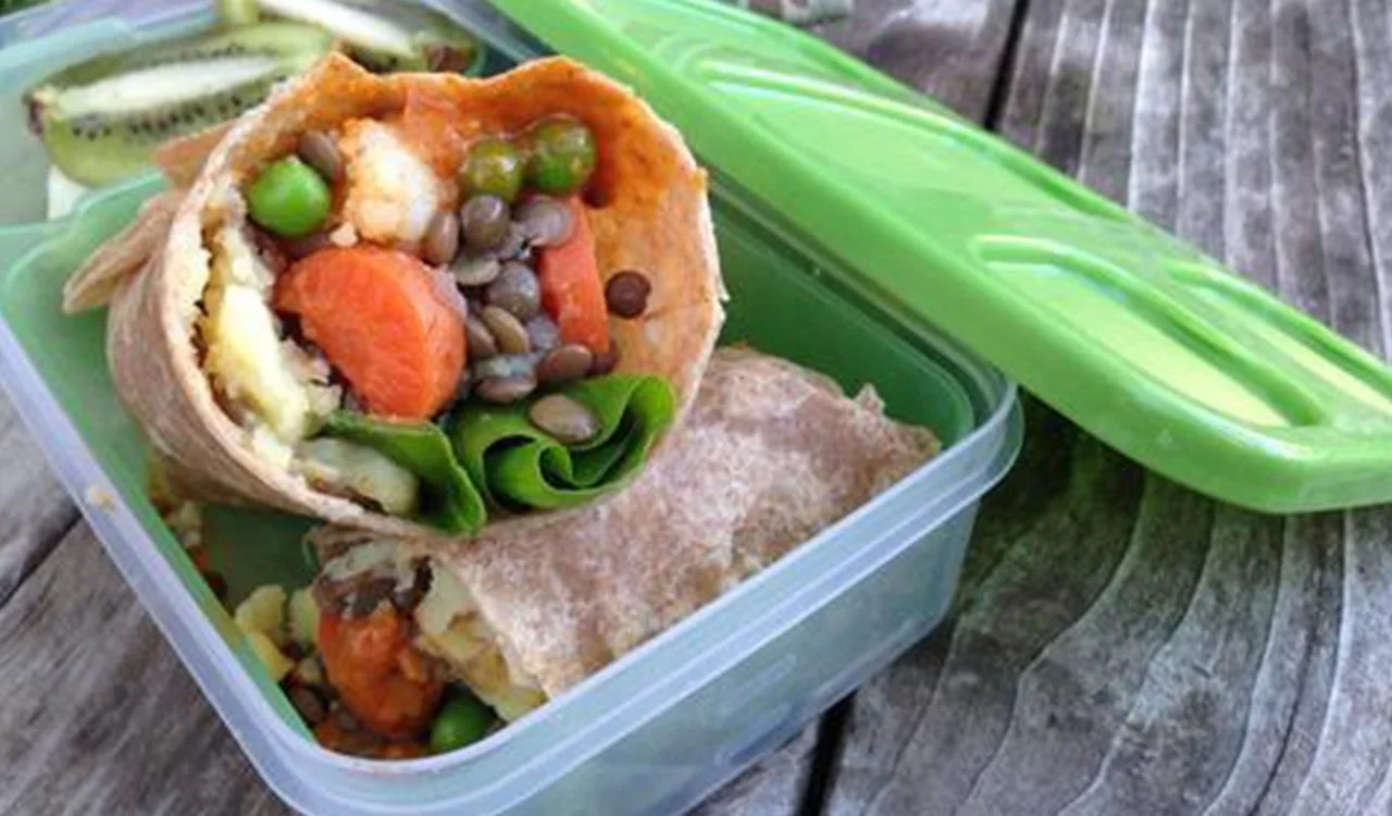 Indian Curry Mash-Up Wrap (March)