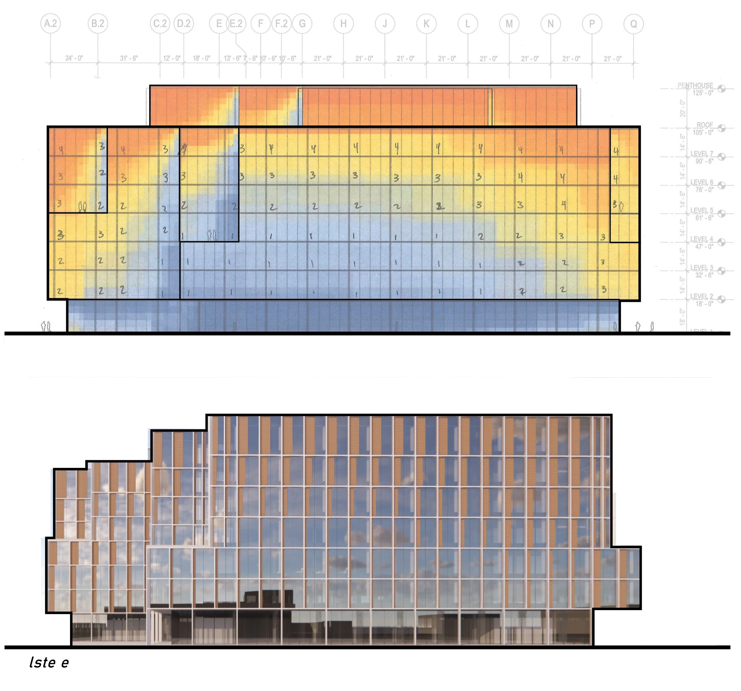 heat-map facade study