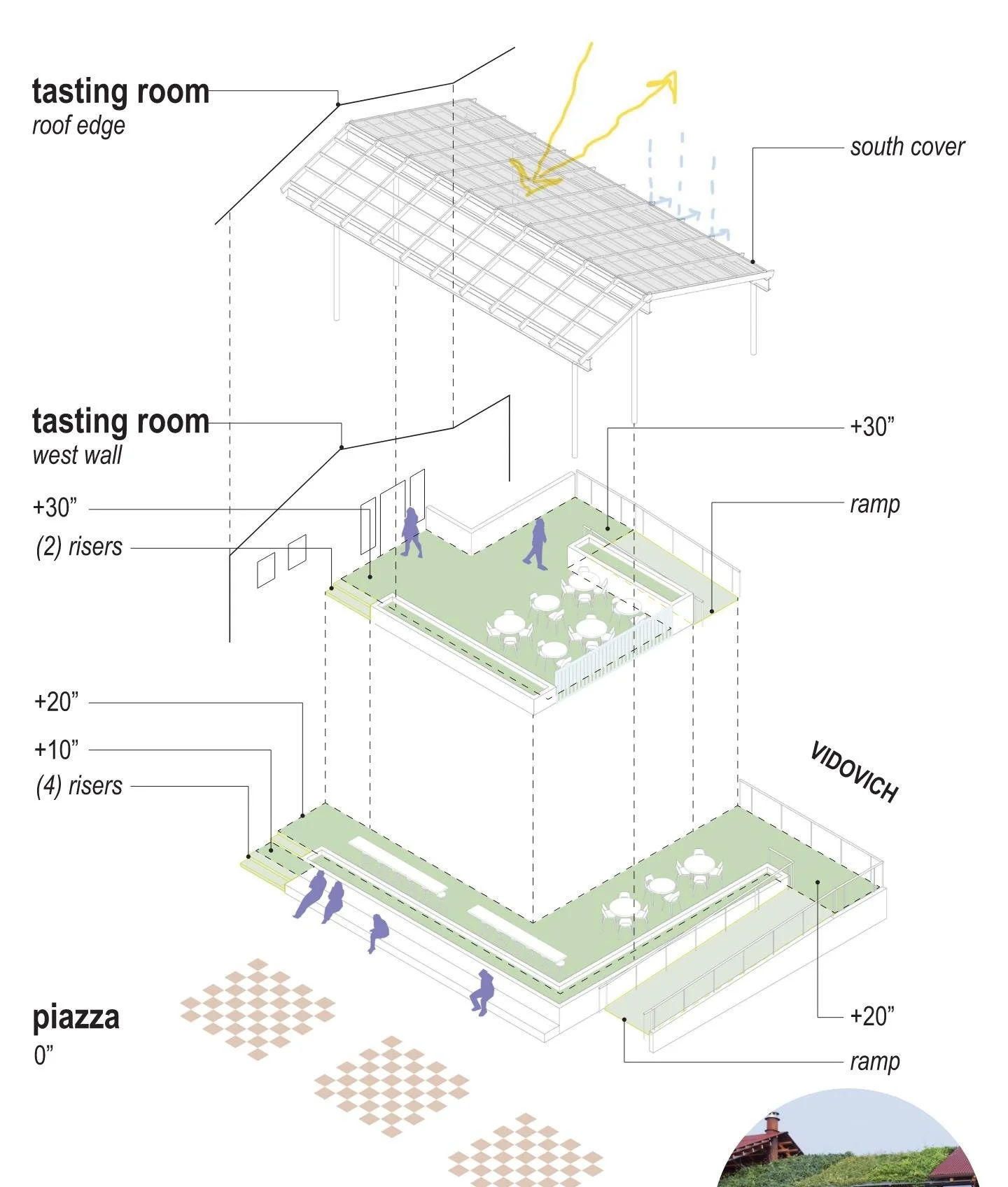 6. patio exploded axon
