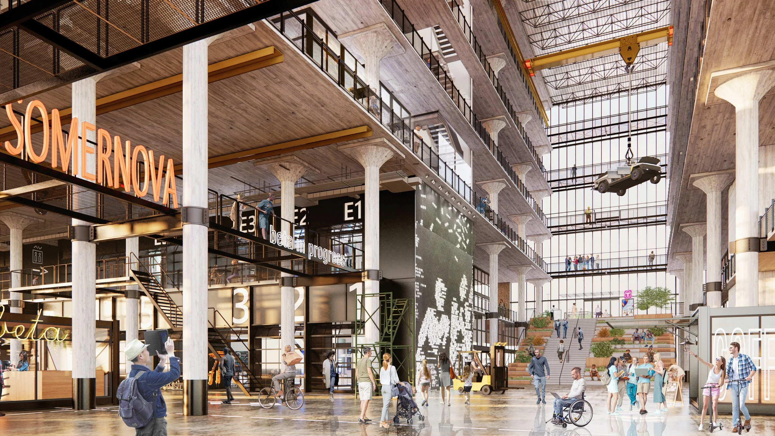 4. maker space interior atrium