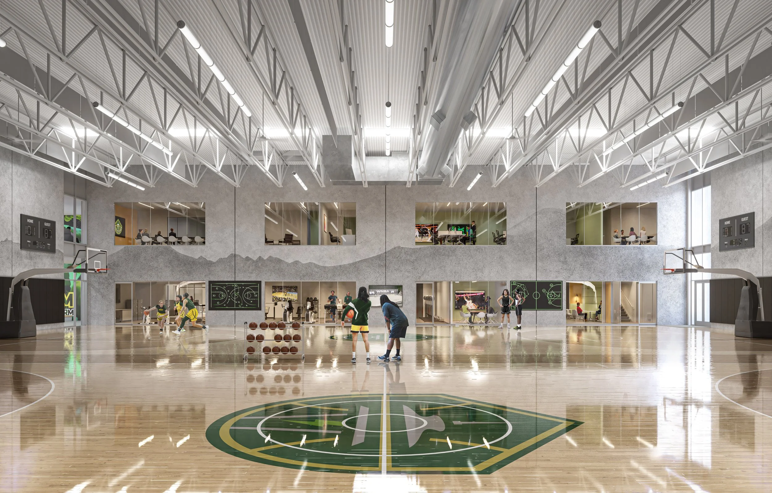 court rendering