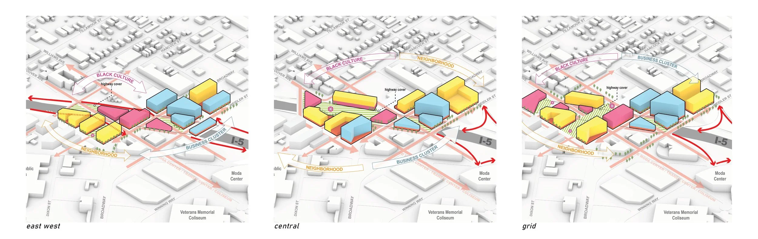 7. master plan massing options