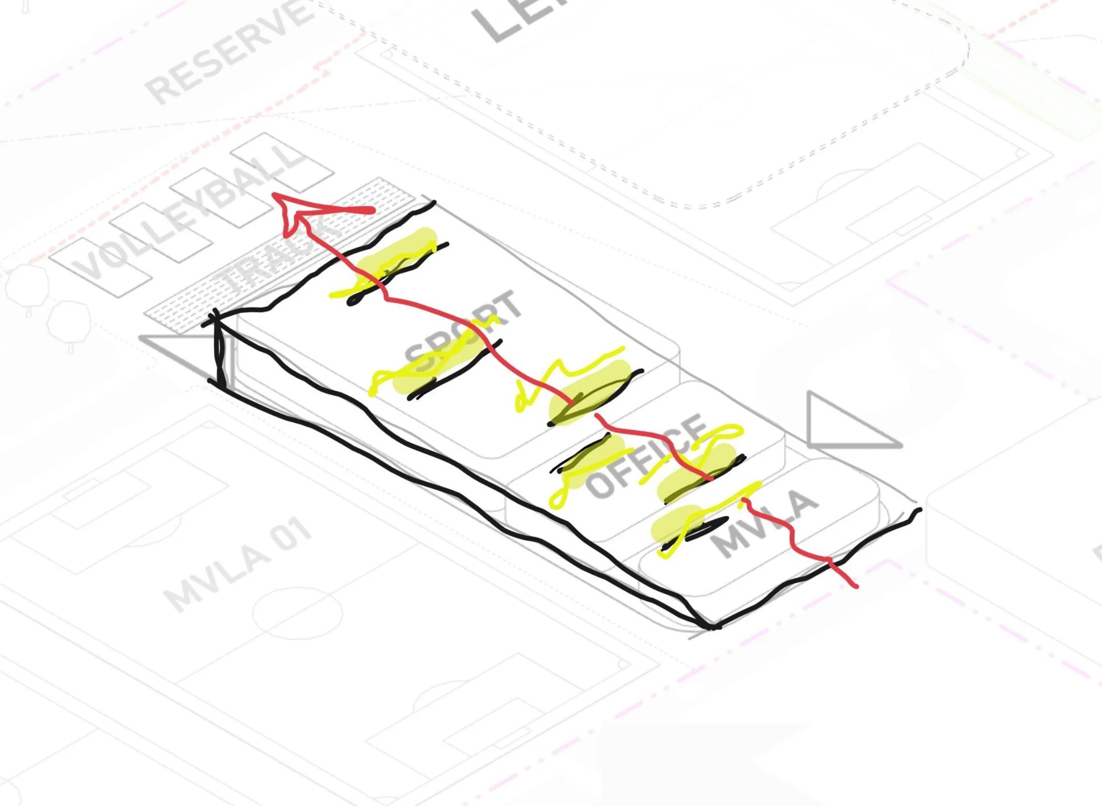 5. sport concept massing