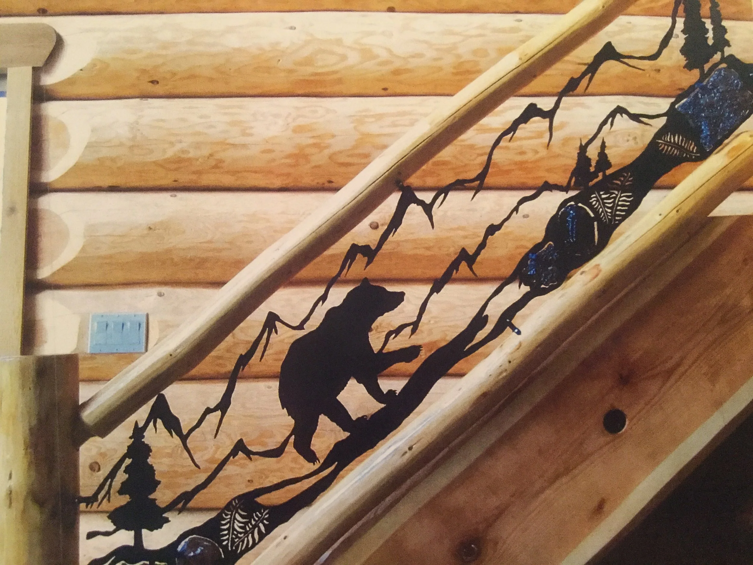 custom-wrought-iron-staircase-railing-lethbridge