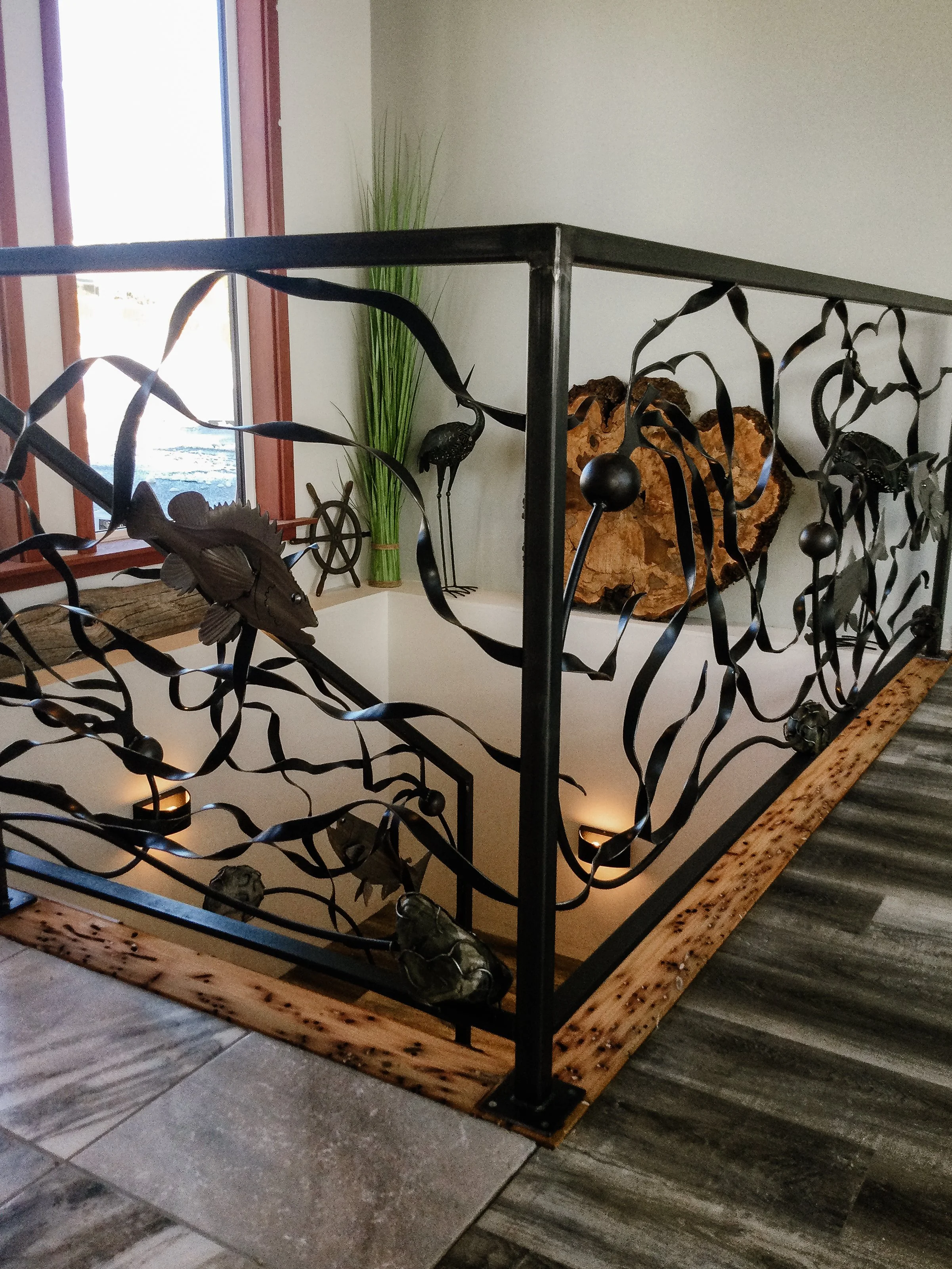 custom-wrought-iron-staircase-railing-lethbridge