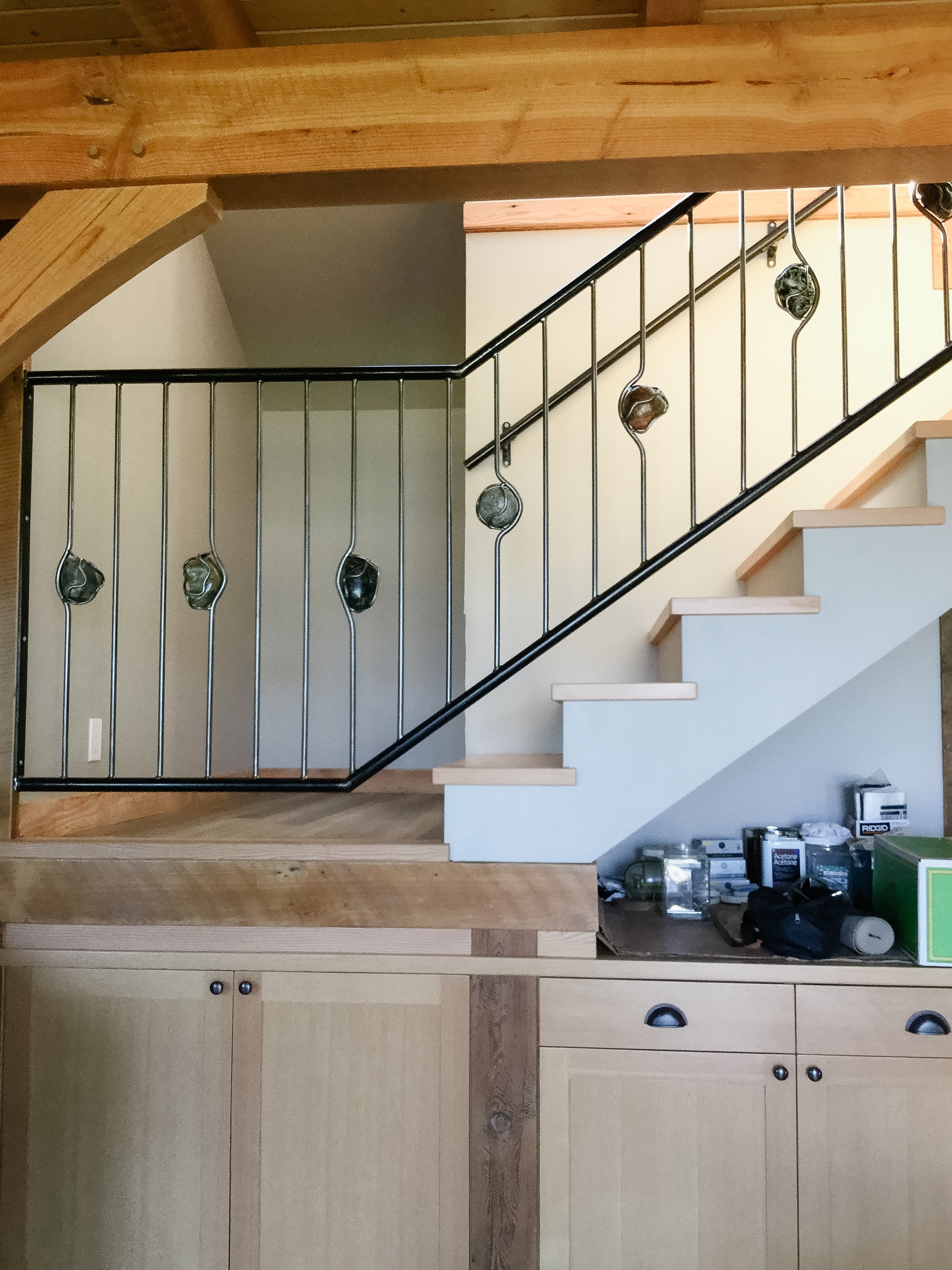 custom-wrought-iron-staircase-railing-lethbridge