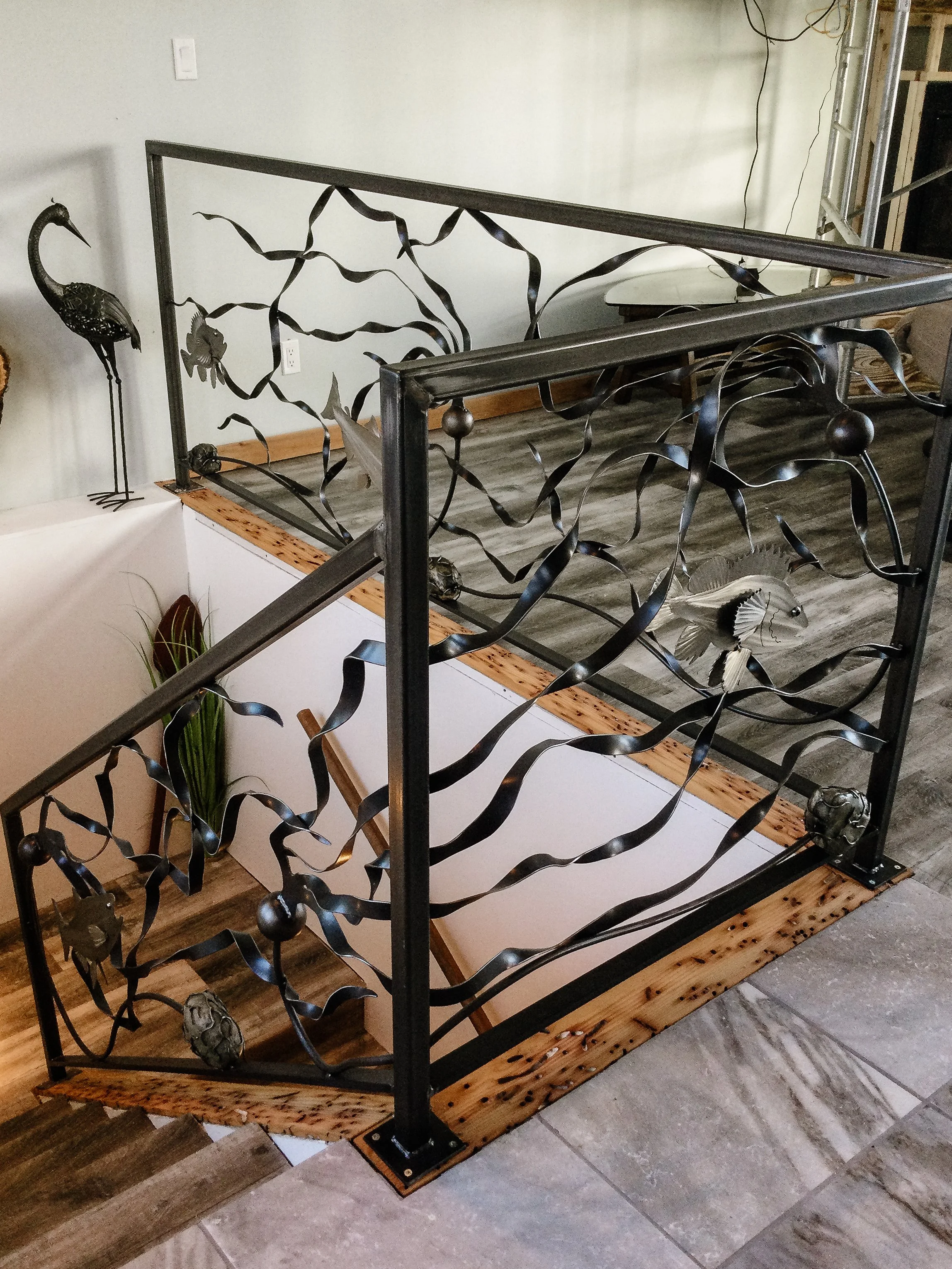 custom-wrought-iron-staircase-railing-lethbridge