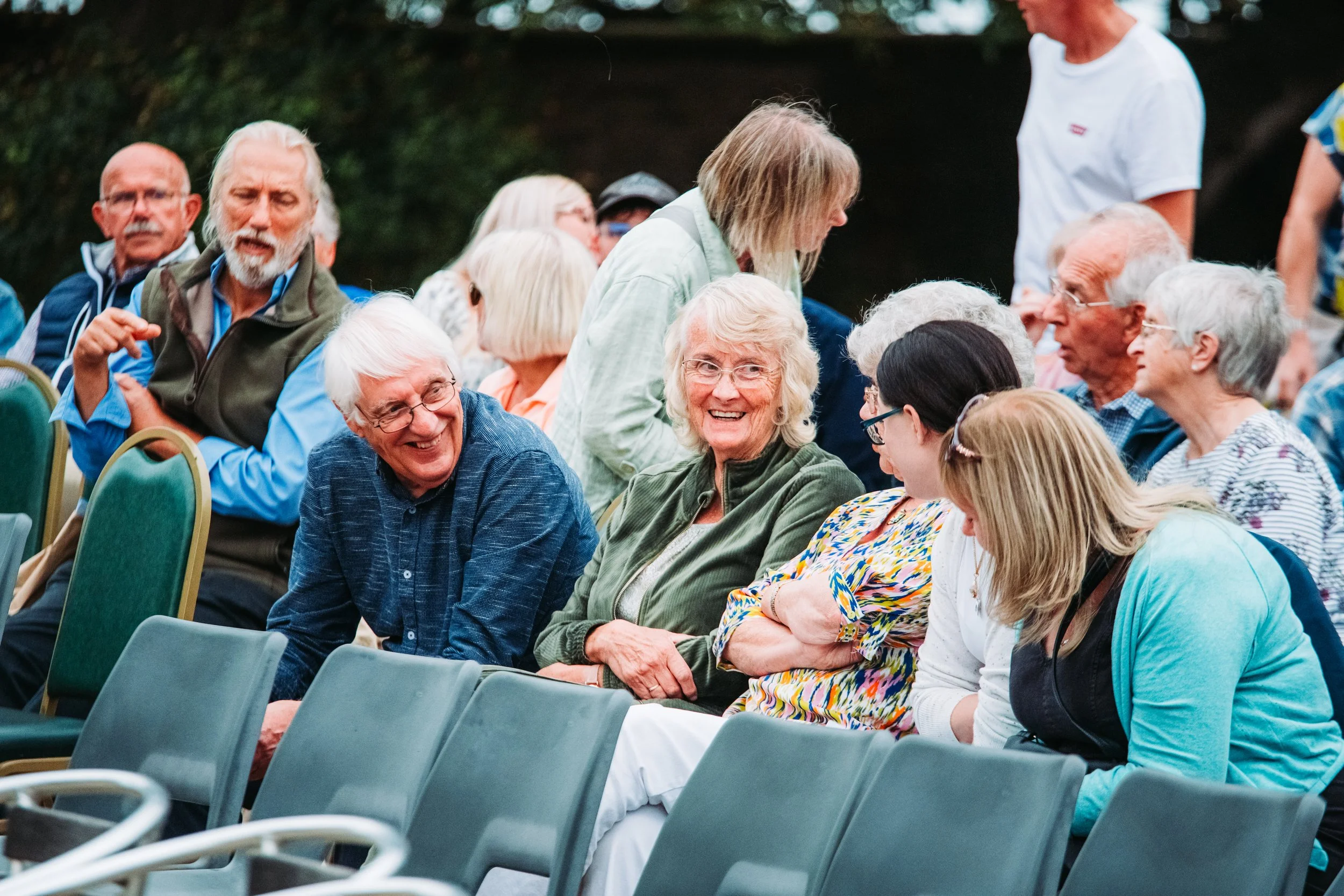 A group of attendees at the 50th anniversary event