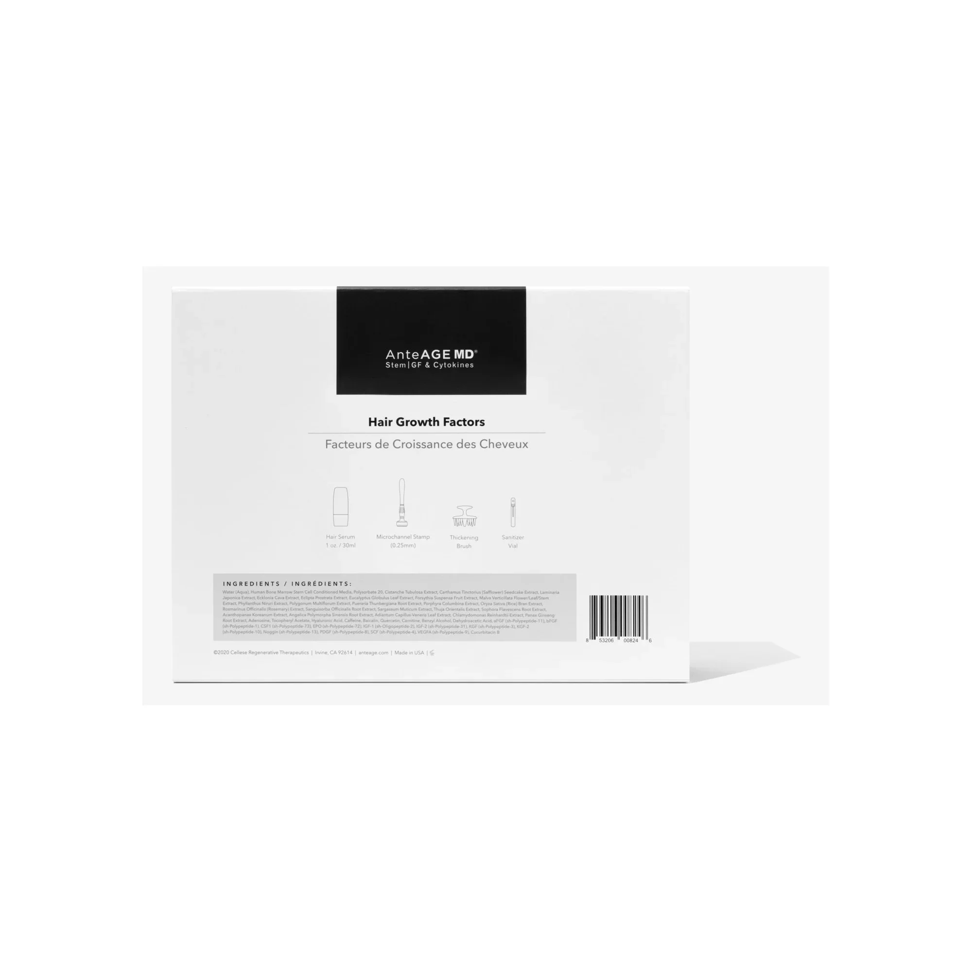 AnteAGE MD Home Hair System back of box
