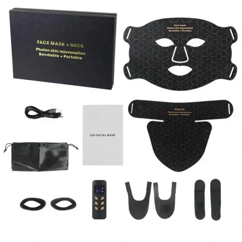 HG Facialist Silicone LED Light Mask accessories