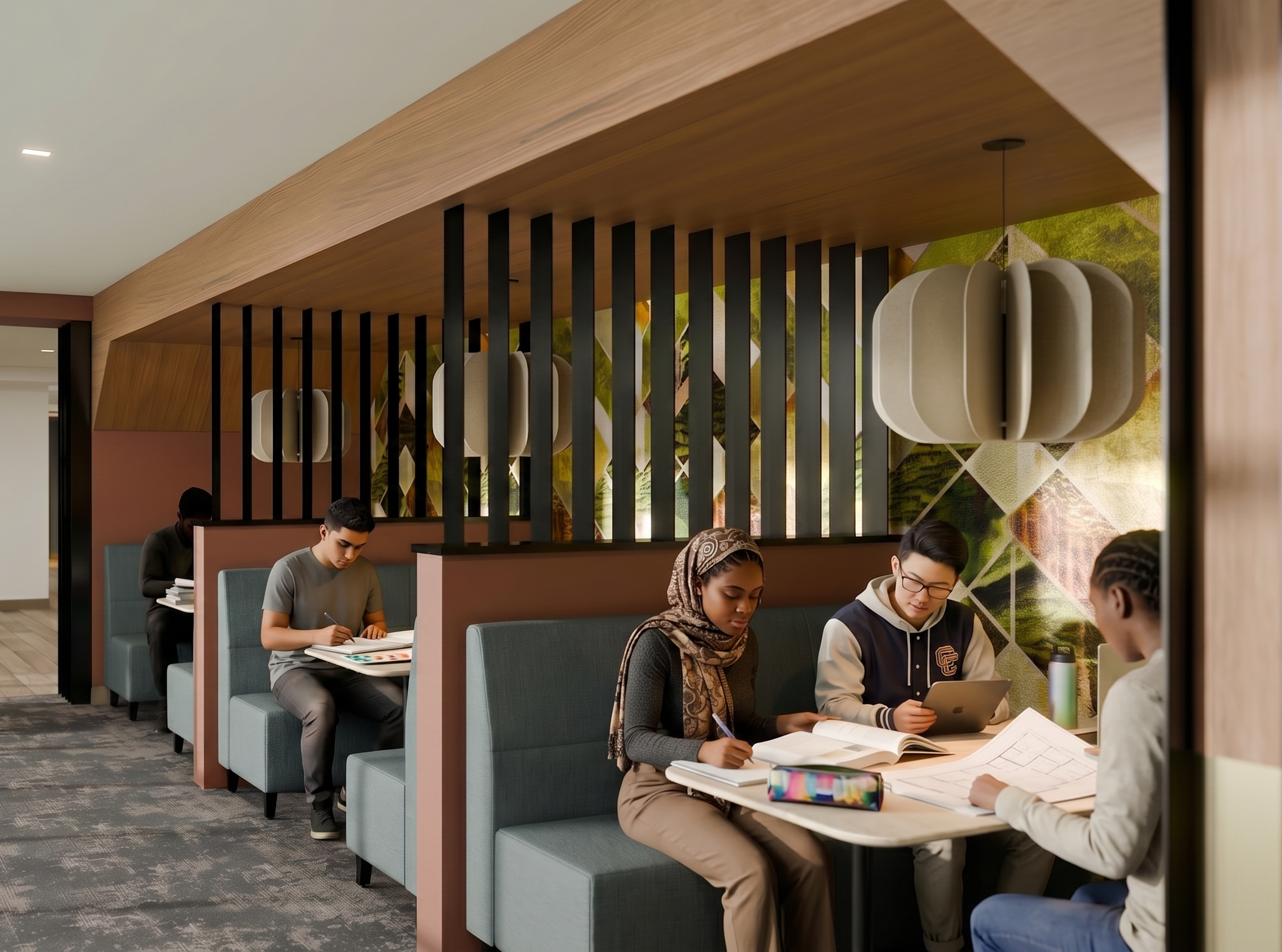 24-Hour Controlled Access Clubhouse with Study Lounges at The Prospect in Fort Collins, CO