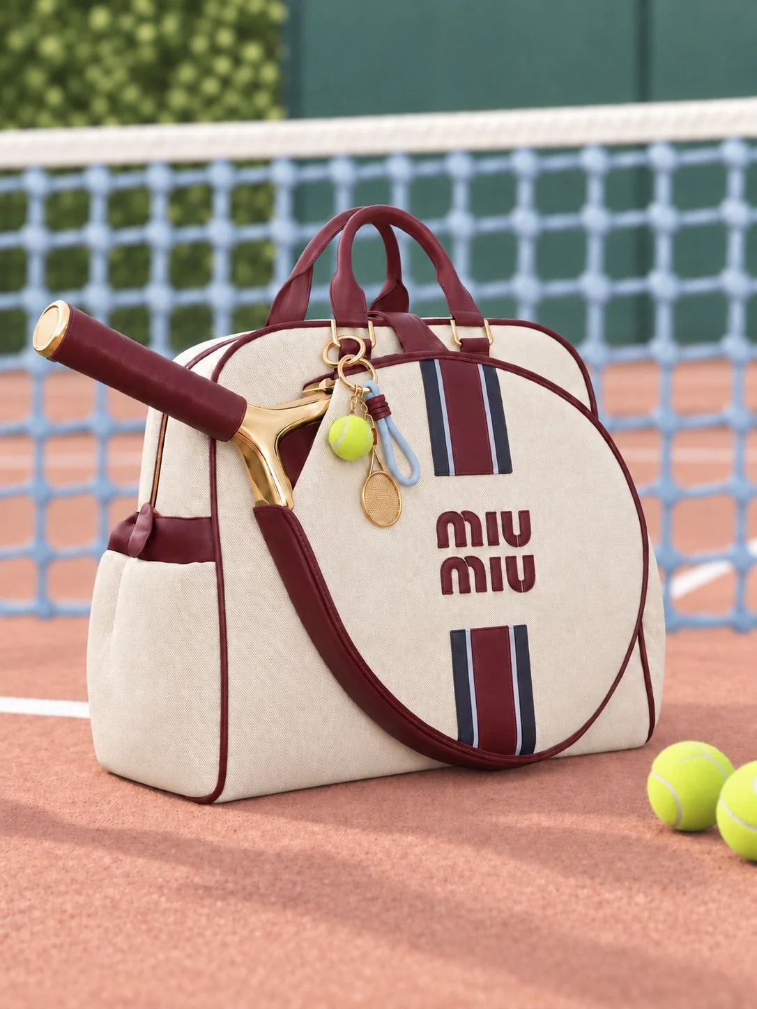 Miu Miu tennis bag courtside