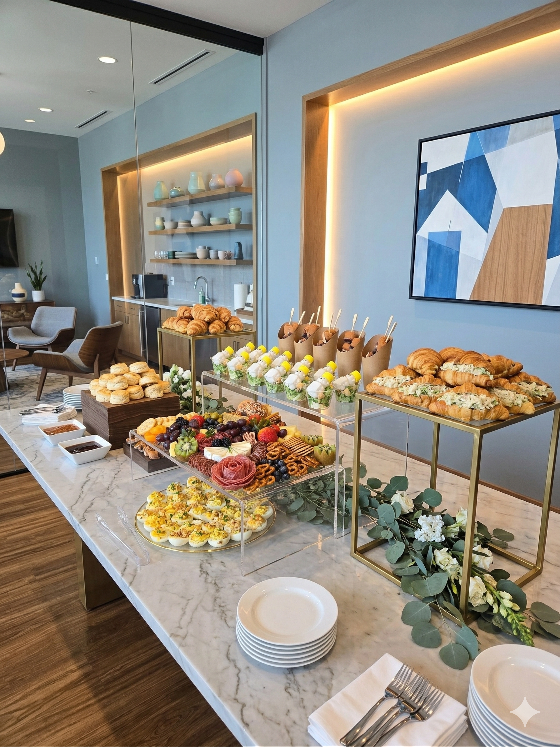 Large scale grazing spread corporate event catering Denver - Icebox Eats