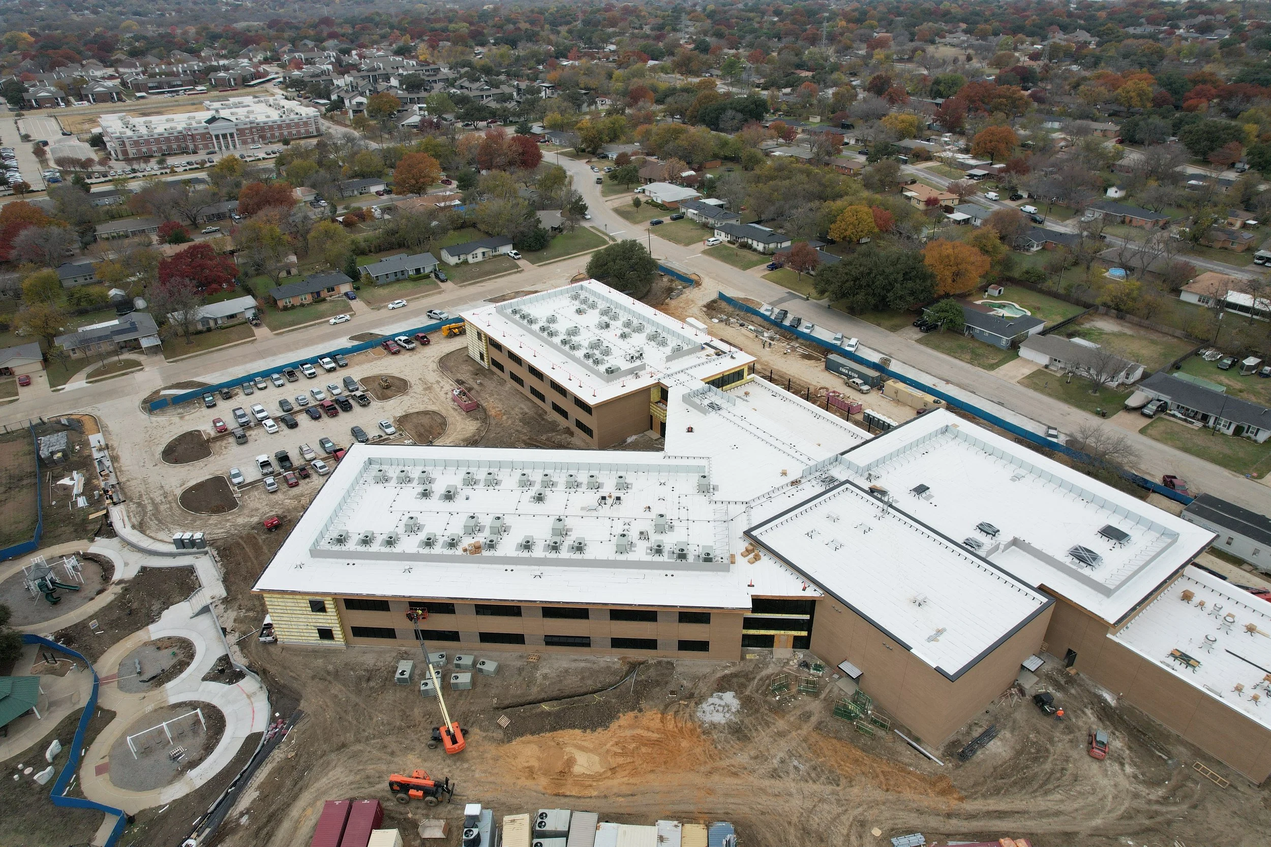 Birdville ISD Mullendore Elementary project showcasing updated safety and technology infrastructure.