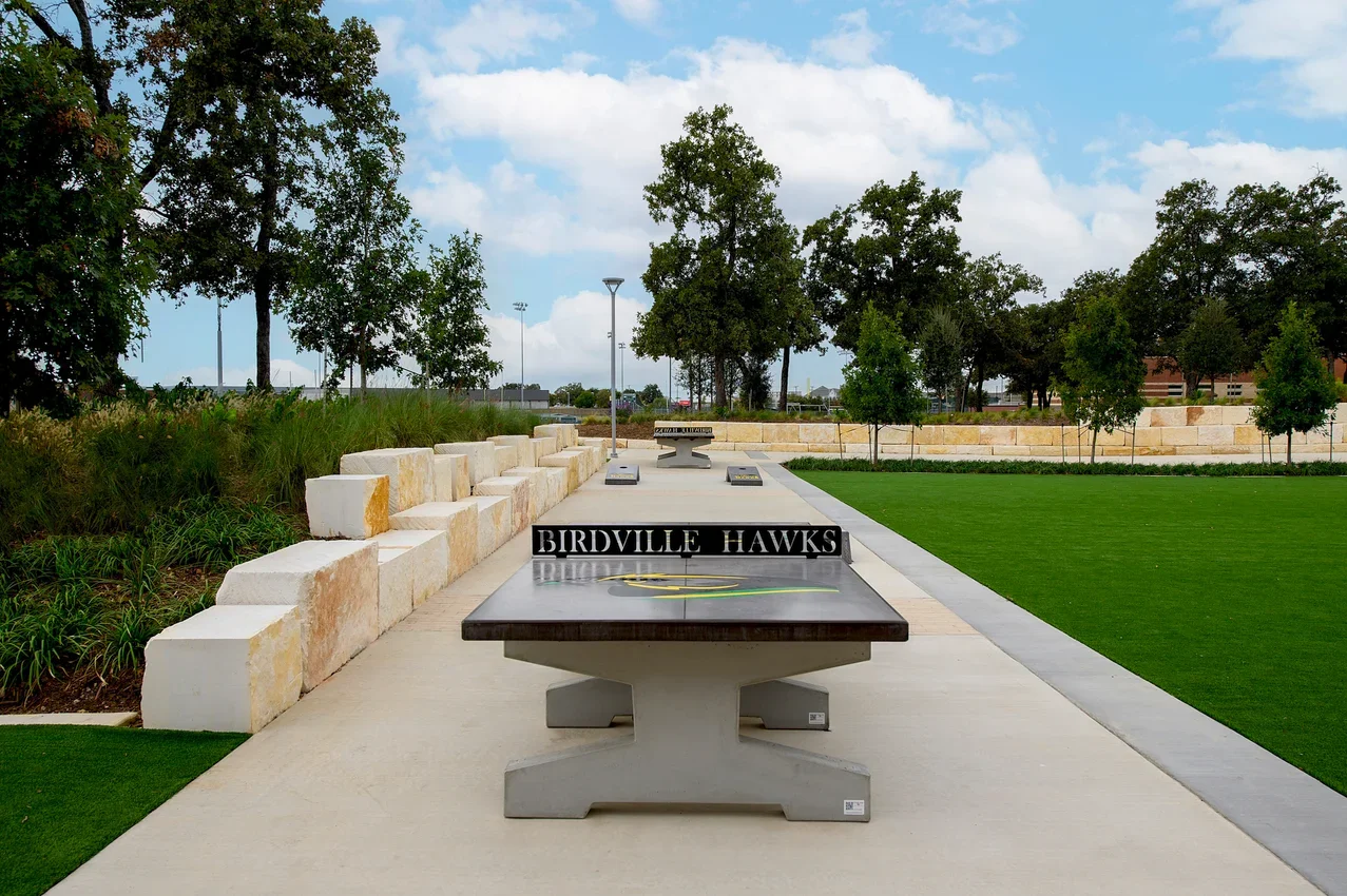 Birdville High School courtyard transformation project