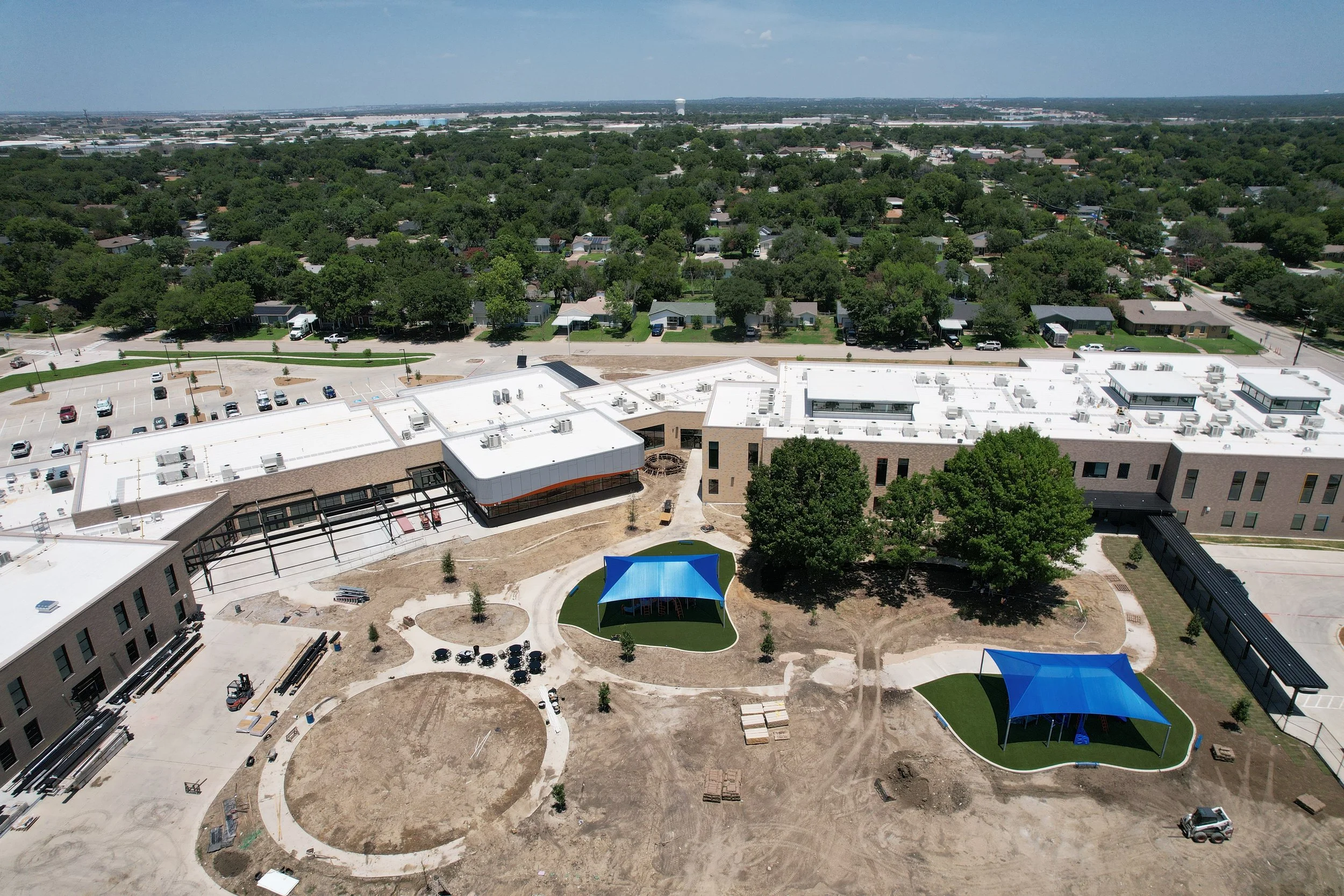 David E. Smith Elementary construction in Birdville ISD