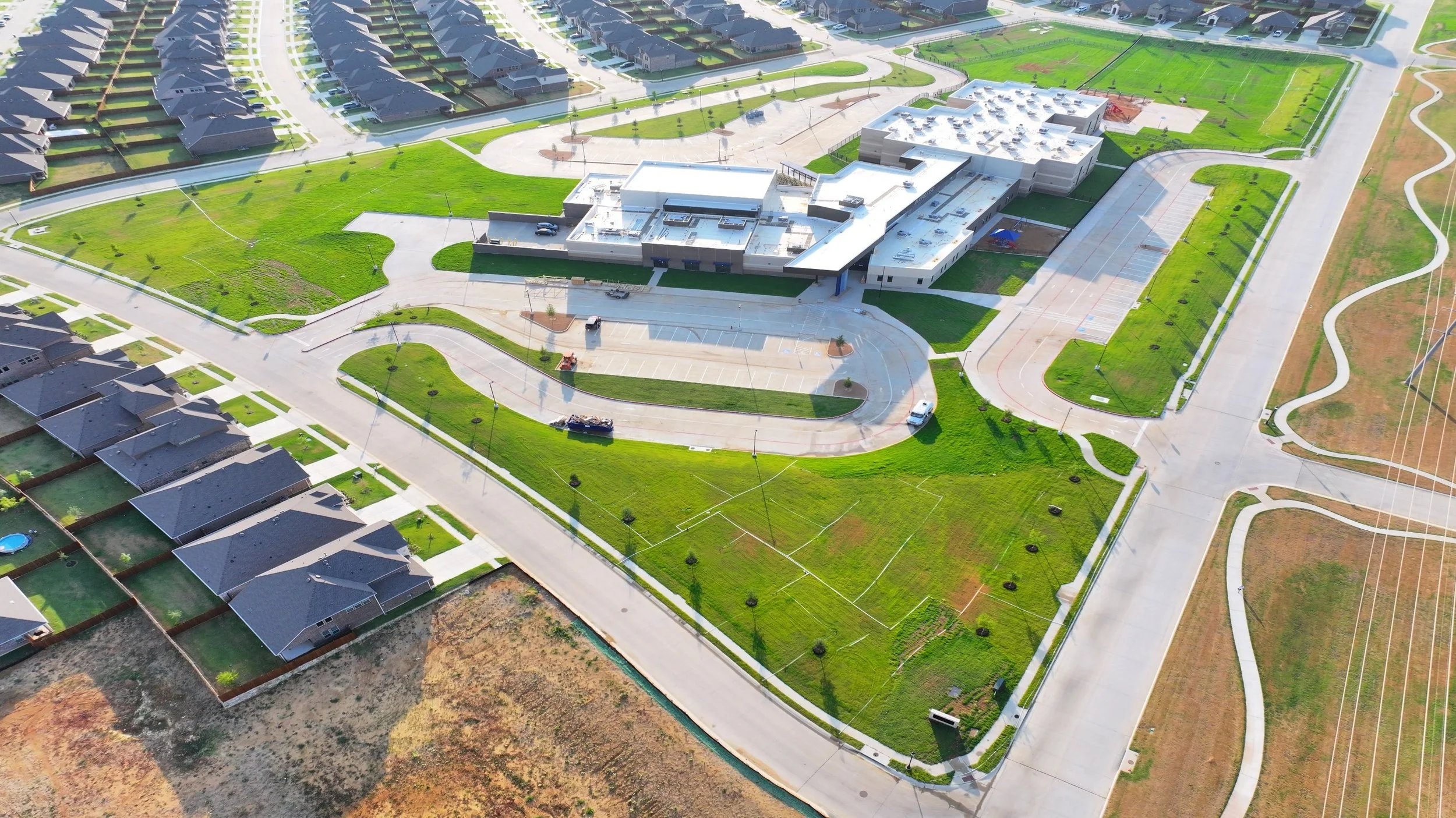 Completed Pete & Myra West Elementary School delivered on time and on budget.