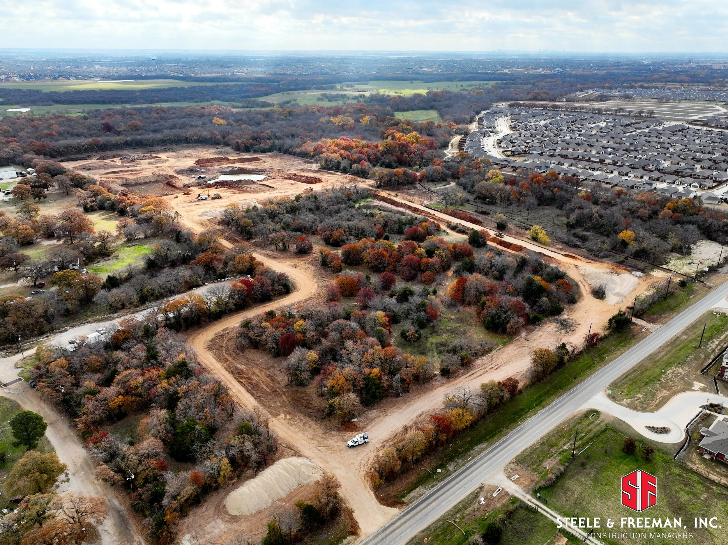 Site acquisition for Evalois Owens Middle School in Aubrey ISD managed by Friends Consulting Group.