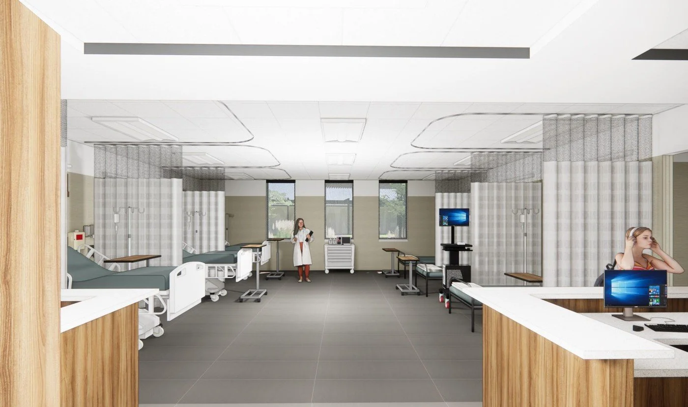 Career and Technical Education renovation plans at Comanche High School including upgraded health science and automotive technology labs.