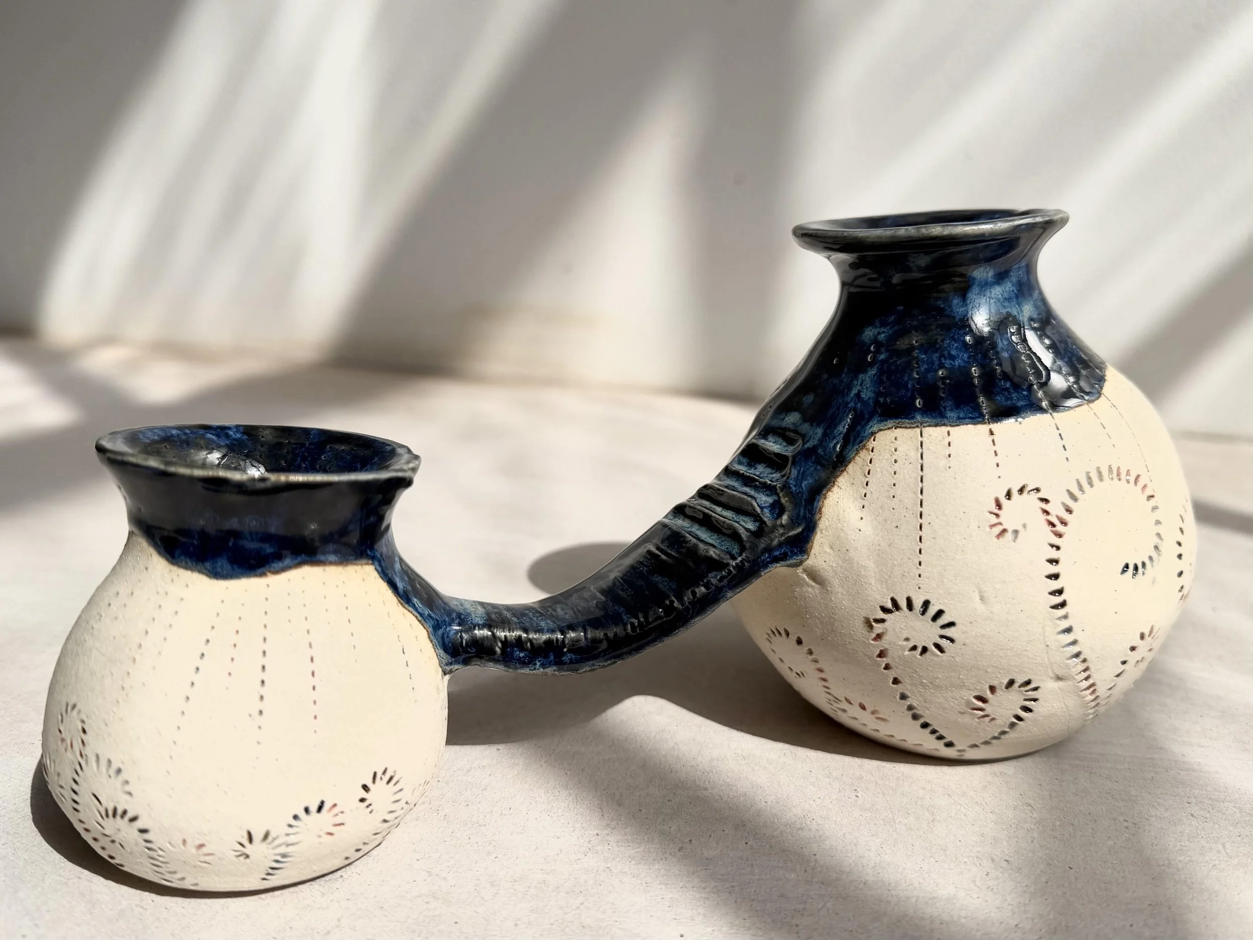 Crossroads, ceramics and glaze, 8” x 3.5” x 4", 2026