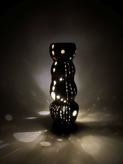 Forget Your Perfect Offering in the Dark, ceramics and glaze, 13” x 5” x 5", 2024