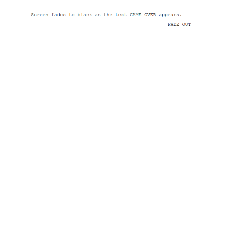 Script Page End Page