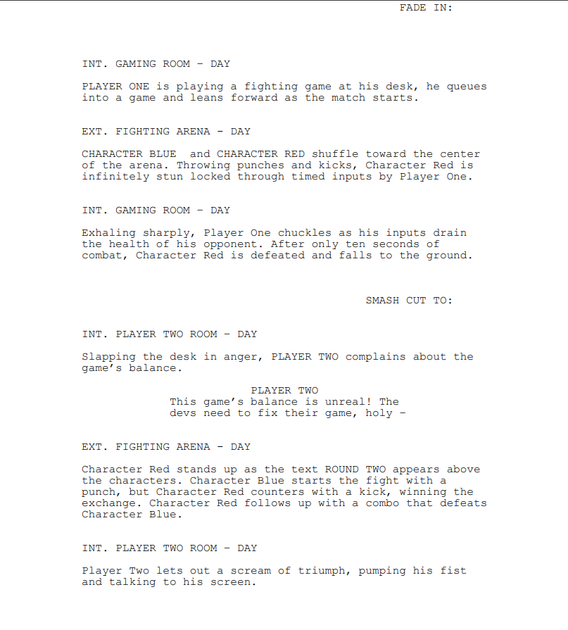 Script Page 1