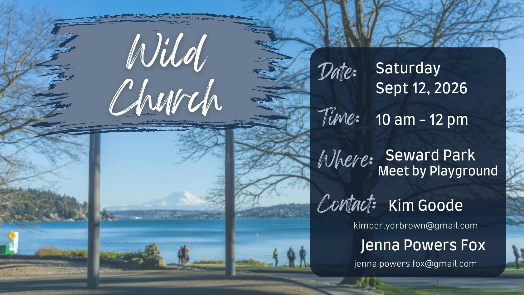 Wild Church: Seward Park