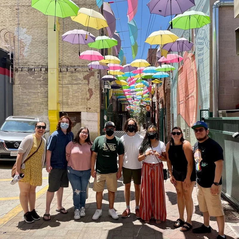 Petrichor students and adult leaders attend a coffee workshop in Redlands, CA.