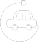 Auton autopilotoiminnon symboli, mustavalkoinen