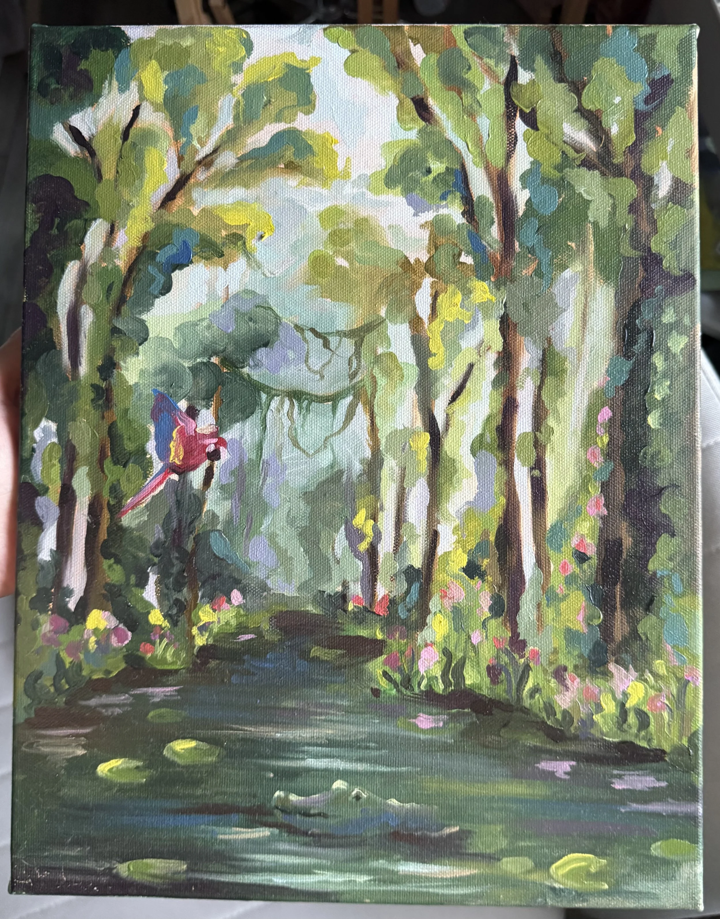 Jungle Painting, 11x14