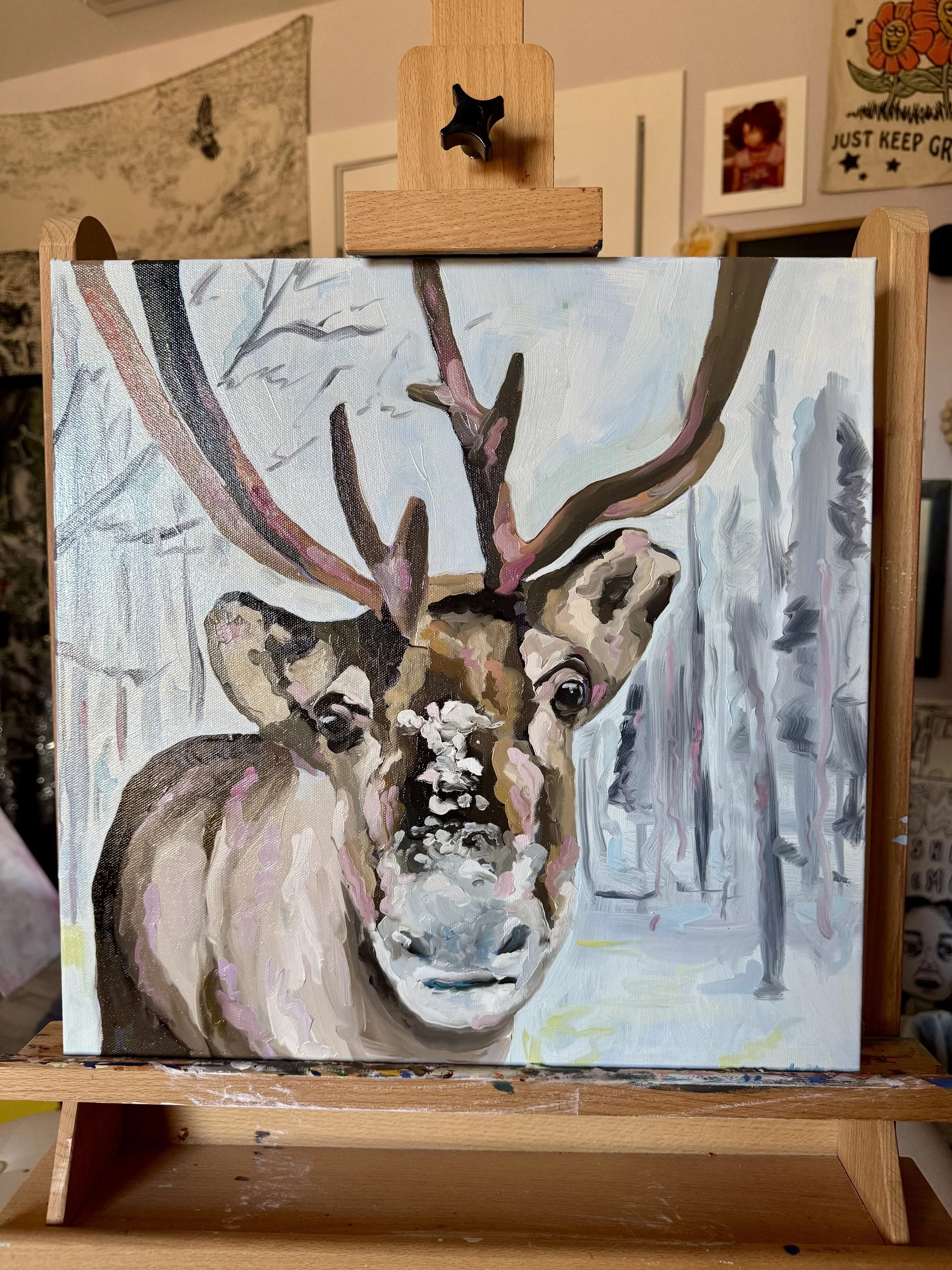 Deer in Winter