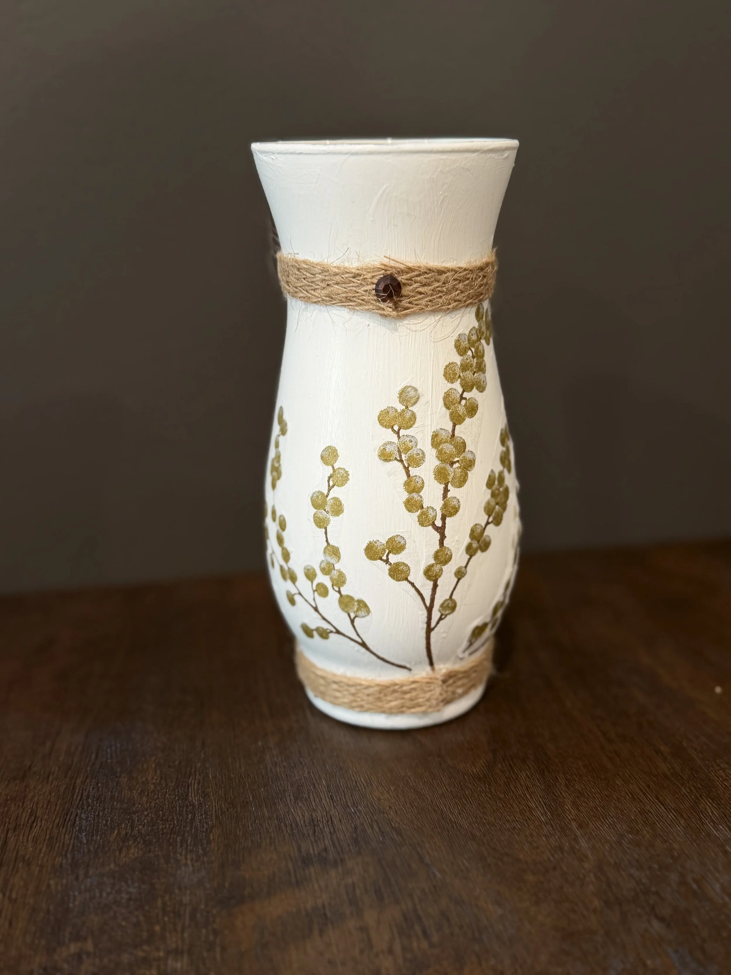 Golden Berry Vase