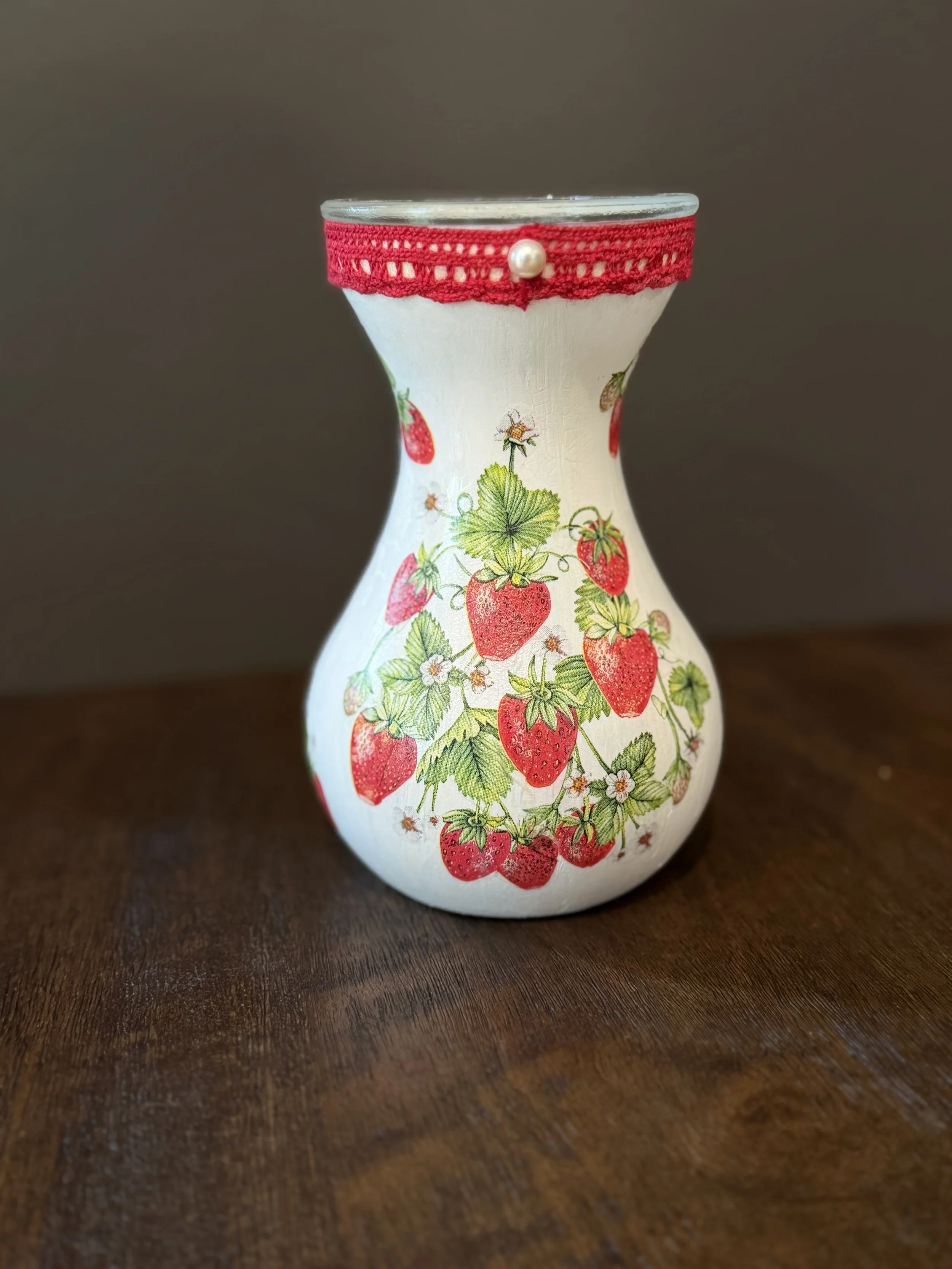 Strawberry Vase